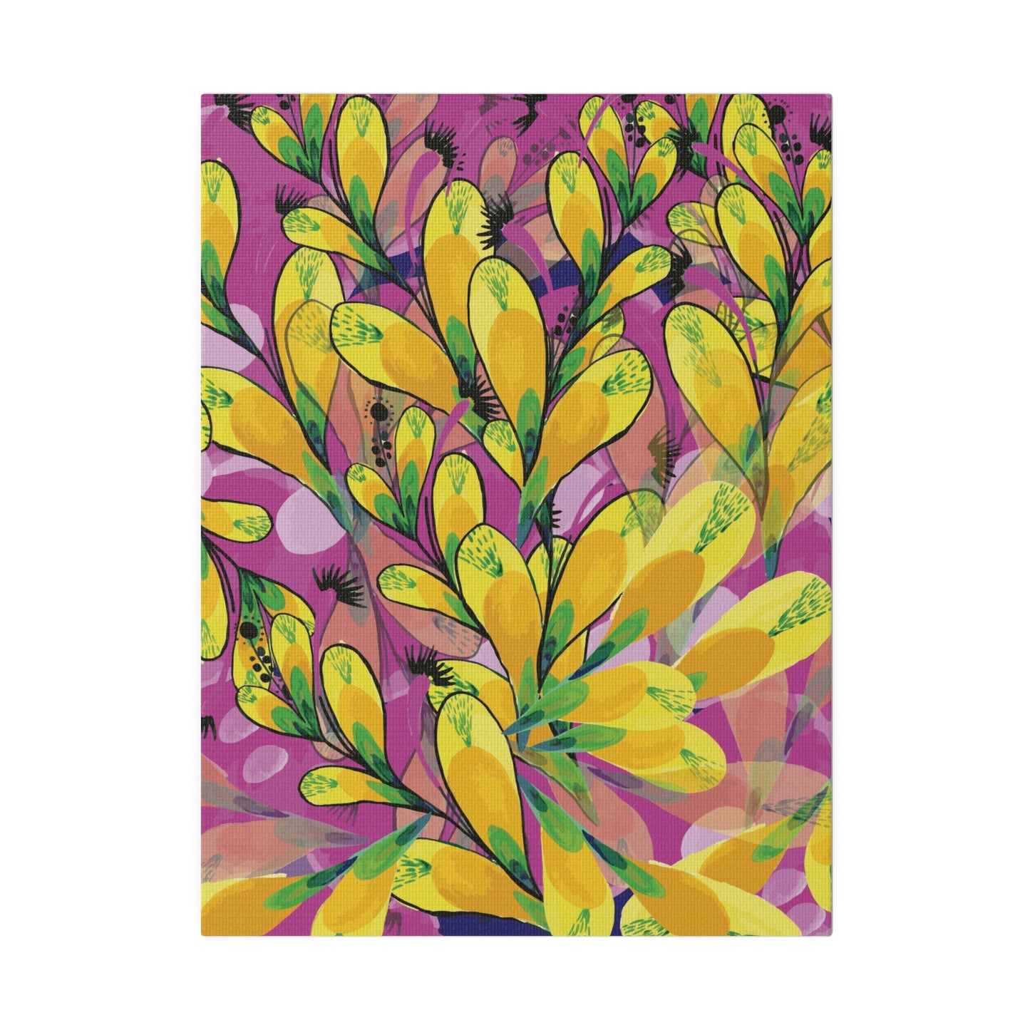 Bloomed Print on Canvas