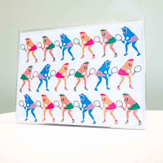 Tennis Army Greeting Card